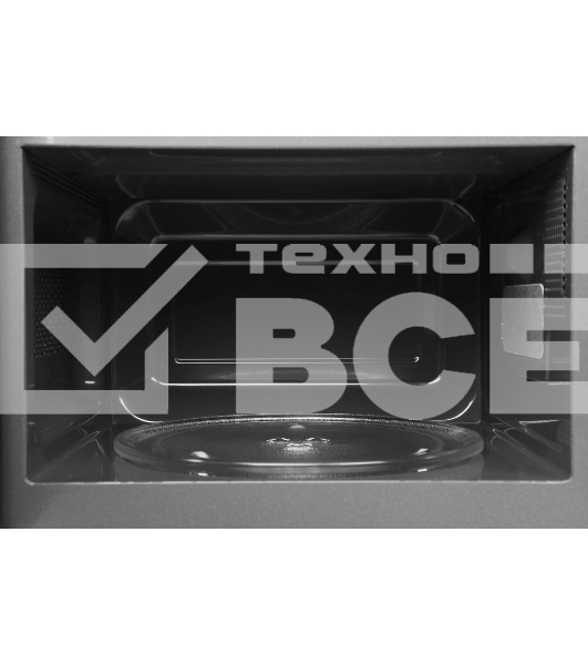 Микроволновая печь Hyundai HYM-M2055 черный/серебристый, 20 л, 700 Вт, переключатели - поворотный механизм