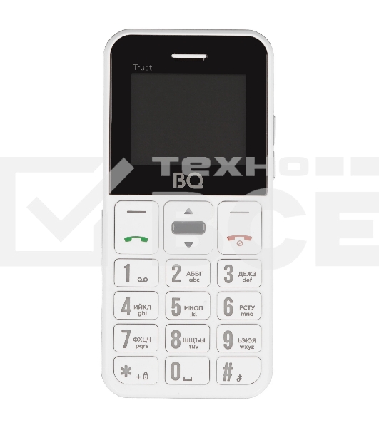 Мобильный телефон BQ 1866 Trust белый