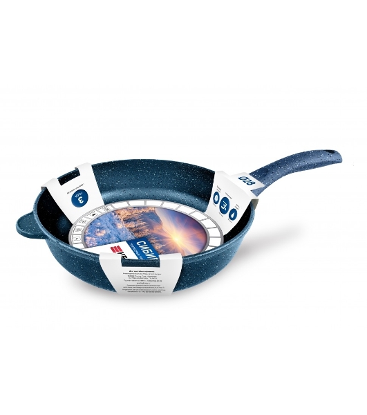 Сковорода НЕВА МЕТАЛЛ ПОСУДА 2428 28 'Природные минералы' линия 'Сибирь'