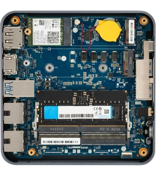 Неттоп IRU Tactio 515 i5 12450H (2) 16Gb SSD512Gb Iris Xe Windows 11 Pro 64 2xGbitEth WiFi BT 100W серый (RUS) (2195518)