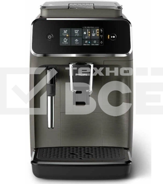 Кофемашина автоматическая Philips EP2224/10 черный, исп. кофе - молотый/зерновой, 1.8 л, 1500 Вт, 15 Бар.