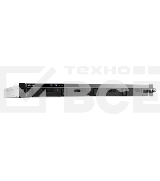 Сетевой накопитель ASUSTOR AS6504RS 4Bay/Intel Atom C3538, 2.1GHz/8GB DDR4/noHDD,LFF(HDD,SSD),/2x1GbE(LAN)/4xUSB3.2; 90IX01G0-BW3S00