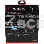 Игровые наушники ASUS ROG Delta S черные (7.1, USB Type-C + A, RGB подсветка, 50 мм, ESS 9281 Pro, микрофон, 90YH02K0-B2UA00), фото16
