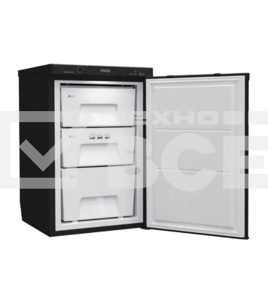 Морозильная камера Pozis FV-108. черный. 90 л, 3 ящика