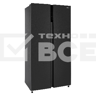 Холодильник Nordfrost RFS 525DX NFXd inverter темная нержавеющая сталь двухкамерный 283/183л морозилка сбоку, No Frost, Side-by-Side