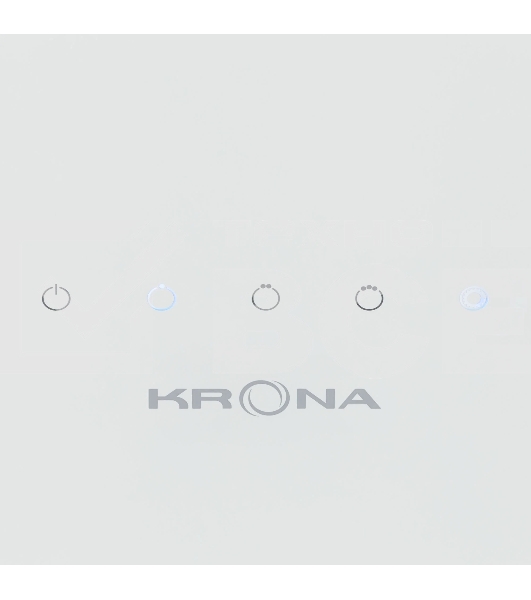 Вытяжка наклонная Krona Uran 600 DN White 4S белый, 60 см, 950 куб. м/ч, 68 дБ