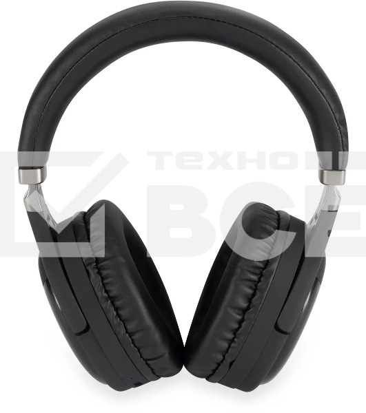 Гарнитура накладные Digma BT-16 черный беспроводные bluetooth оголовье