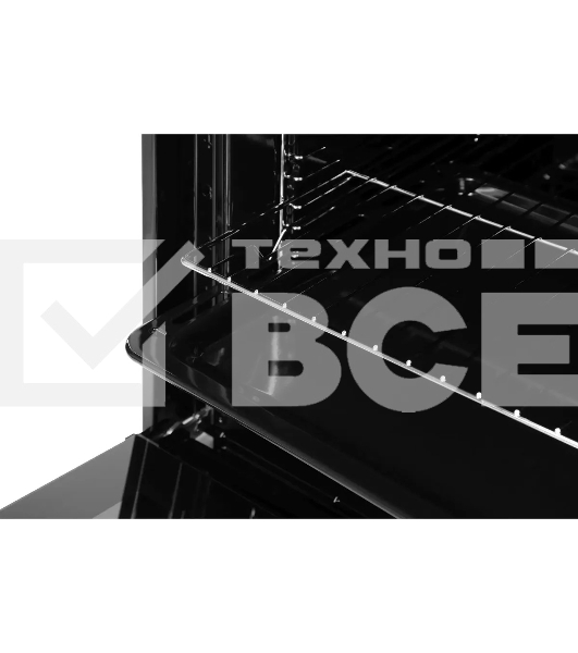 Встраиваемый духовой шкаф электрический Hyundai HEO 6634 BG черное стекло
