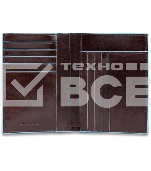 Кошелек мужской Piquadro Blue Square PU1393B2/MO, натур.кожа, красное дерево