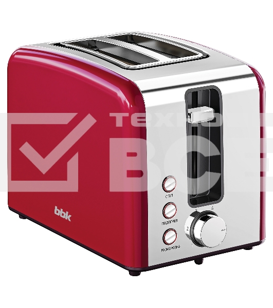 Тостер BBK TR83 красный