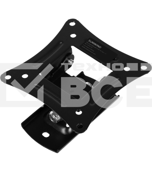 Кронштейн для телевизора SunWind 1F, 20-29', настенный, поворот и наклон, черный