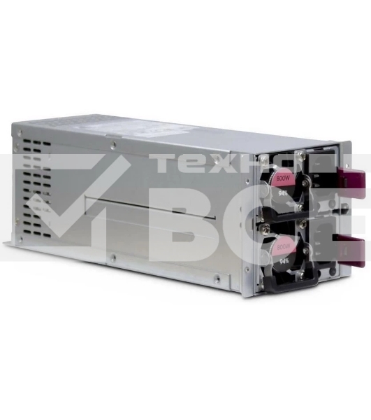 Серверный блок питания ACD ACD 2R1200 1200W, 2U Redundant (ШВГ=77.5*84*225мм), 80PLUS Gold (92+), 2x4cm fan, Dual Power (100~240Vac, 140~380Vdc) (ASPower R2A-DV1200-N)
