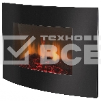 Электрокамин Electrolux EFP/W-1150URLS черный, 1800 Вт, 23 м2, термостат, пульт д/у, фото 1