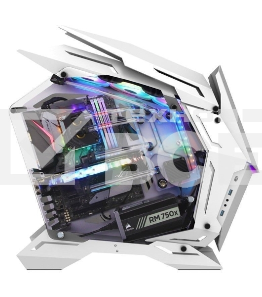 Корпус без блока питания JONSBO MOD-3, Full-Tower, TG, no fans, 2xUSB-A 3.0, EATX, ATX, mATX, mITX White