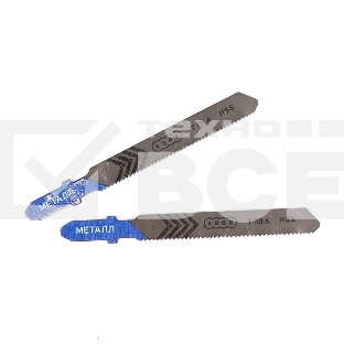 Пилка для лобзика EDGE by PATRIOT T118A по металлу, 2шт в блистере