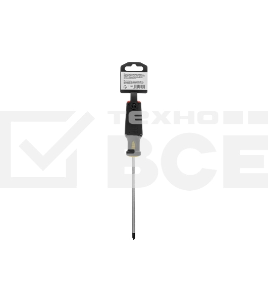 Отвертка Denzel PH1х150 мм, S2, 3к рукоятка