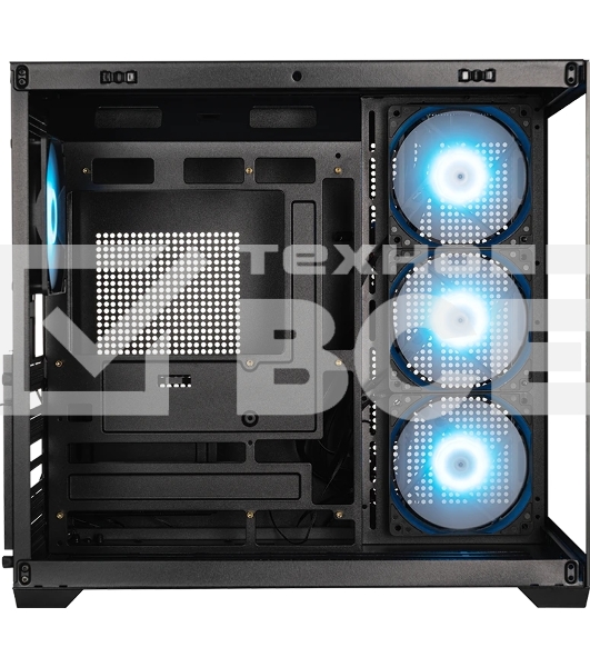 Корпус без блока питания PCCooler C3T700 BK, Midi-Tower, TG, no fans, 1xUSB-A 3.0 + 1xUSB-A 2.0 + 1xUSB-C, ATX, mATX, mITX черный