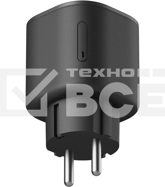 Умная розетка Yandex Matter EUBT Wi-Fi черный (YNDX-00540BLK)