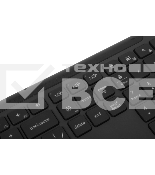 Комплект клавиатура+мышь Logitech MK950 беспроводной, USB, графитовый/чёрный