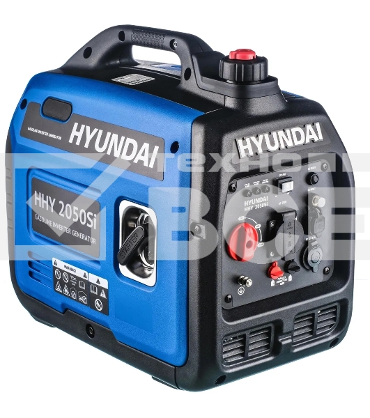 Электрогенератор бензиновый инверторный Hyundai HHY 2050Si, 2.3 кВт, 74 дБ, 18 кг