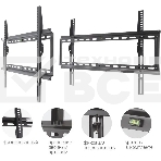 Кронштейн для телевизора Kromax IDEAL-1 черный 32'-90' макс.55кг настенный фиксированный, фото7