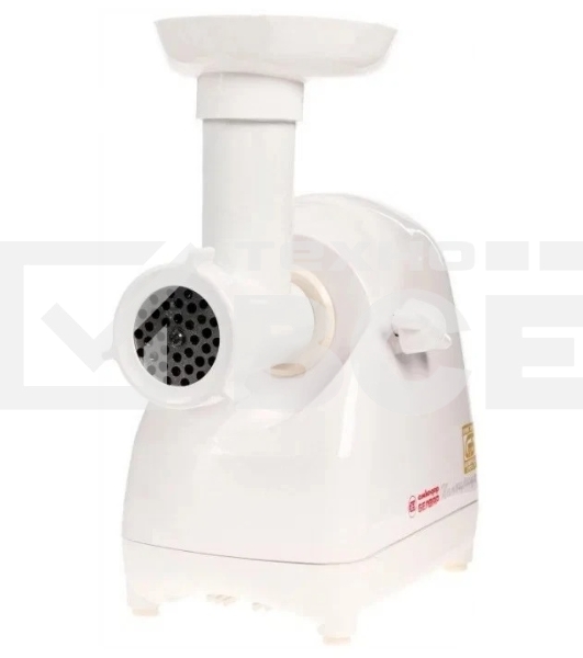 Мясорубка электрическая Белвар Помощница КЭМ-П2У 304-02 белый, 1800 Вт, 0.4 кг/мин, реверс, защита от перегрузки, насадки - 5