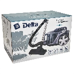 Пылесос Delta DL-0853 серый/фиолетовый, 400/2400 Вт, уборка сухая, пылесборник контейнер 4 л, фото2