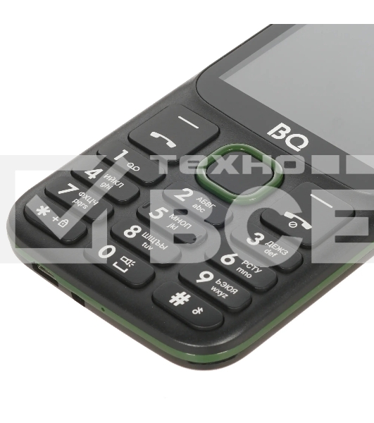Мобильный телефон BQ 3590 Step XXL+ черный/зеленый