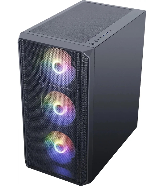 Компьютерный корпус Accord 3602 черный без БП ATX 2xUSB3.0 1xUSB3.1 audio bott PSU