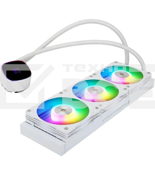 Система водяного охлаждения Thermalright Frozen Horizon 360 ARGB Soc-AM5/AM4/1151/1200/2066/1700 белый 4-pin 28.1dB Al Ret (F-HORIZON-360-WH)