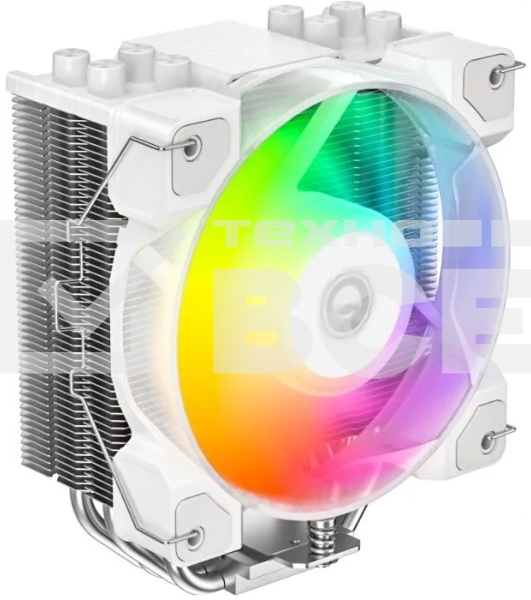 Кулер ID-Cooling SE-214-XT DF ARGB белый 120мм алюминий+медь 2000rpm 31.5db 4-pin 180W 150мм