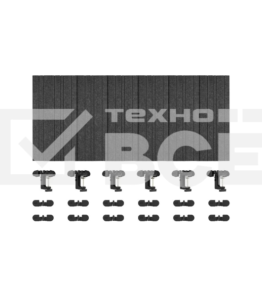 Звукопоглощающая панель Streamplify ACOUSTIC PANEL-6P-GY (6 шт)