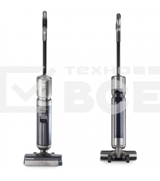 Пылесос вертикальный Thomas AQUA FLOORCLEANER CORDLESS (785501) серый, питание от аккумулятора, 21 Вт, уборка влажная, пылесборник 0.72 л, работа от АКБ max 35 мин.