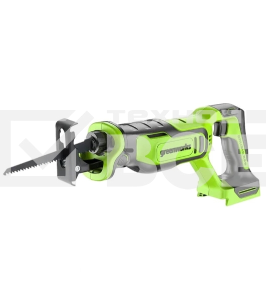 Пила сабельная аккумуляторная GreenWorks GPT-BLRS-1, 24V, без АКБ и ЗУ (1200607)