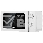 Микроволновая печь BBK 20MWS-777M/W белый, 20 л, 700 Вт, переключатели- поворотный механизм, фото 1