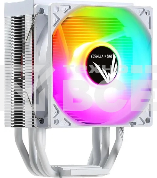 Устройство охлаждения (кулер) Aerocool / Formula Ice Burg ARPW 4P ARGB белый 90мм алюминий+медь 2100rpm 34db 170W 131мм
