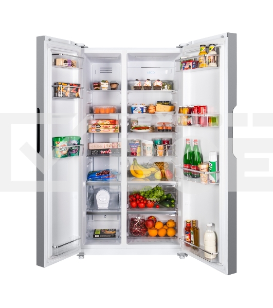 Холодильник с инвертором MAUNFELD MFF177NFW Slim Inverter