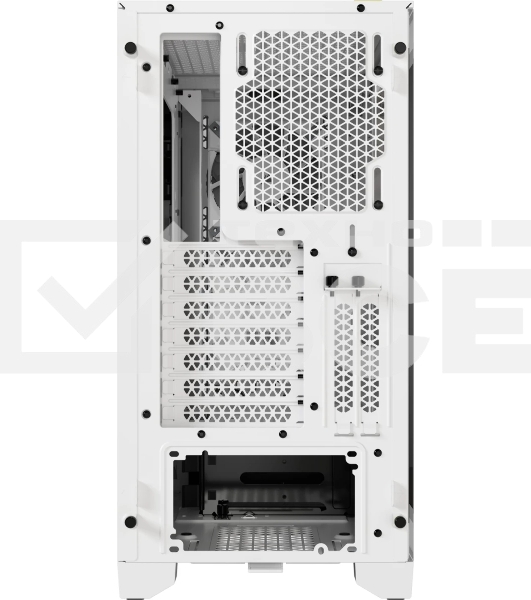 Компьютерный корпус без блока питания Corsair iCUE 4000D RGb Airflow, Midi-Tower, TG, 3x120мм RGb, 1xUSB-A 3.2, 1xUSB 3.2 Type-C, E-ATX, ATX, mATX, mITX белый