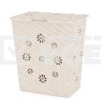 Корзина для белья Альтернатива Плетенка 60 л бежевая М2030 (50737), фото 1