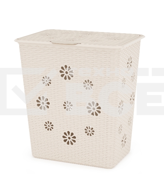 Корзина для белья Альтернатива Плетенка 60 л бежевая М2030 (50737)