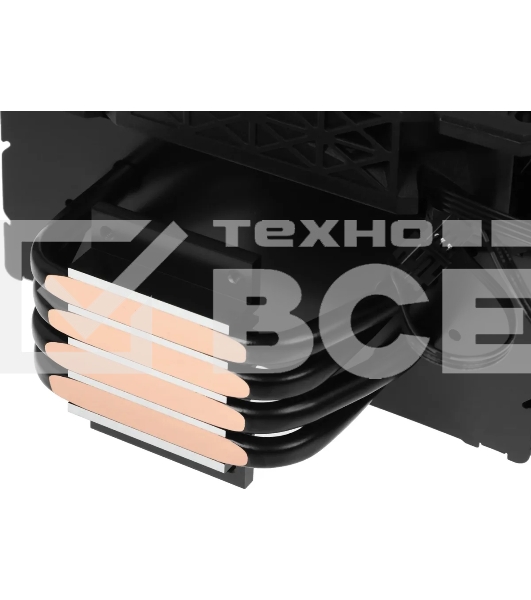 Устройство охлаждения(кулер) Accord ACC-4PS12 ARGb Soc-AM5/AM4/1200/1700/1851 черный 4-pin 37dB Al+Cu 180W 610gr brown box