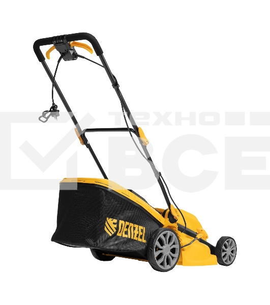 Газонокосилка электрическая Denzel GMC-2000, шир. 44см, 2000 Вт, 6 уров., травосб. 45 л
