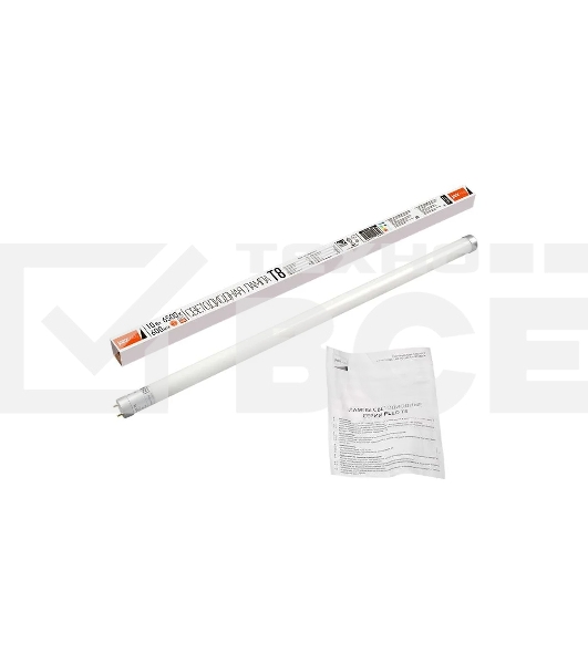 Лампа светодиодная JazzWay PLED T8-600GL 10Вт линейная 6500К холодный белый G13 800лм 220-240В