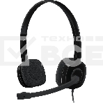 Гарнитура проводная Logitech Headset H151 Stereo черный, фото 1