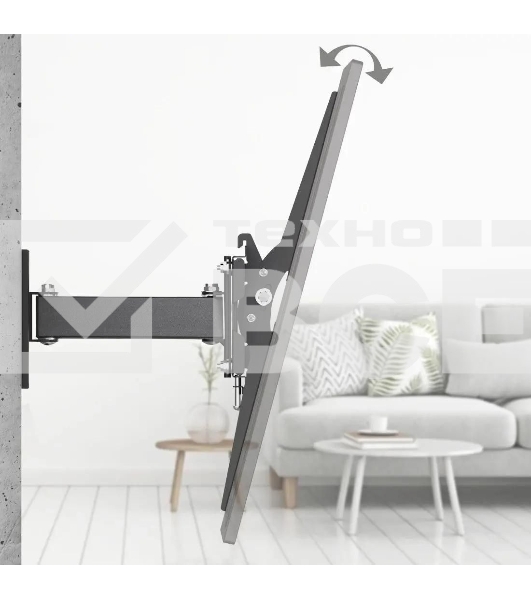 Кронштейн для телевизора Hama 00220832 черный 32'-65' макс.30кг настенный поворотно-выдвижной и наклонный