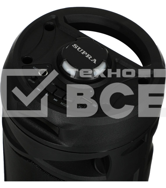 Акустическая система SUPRA SMB-330, 20Вт, с караоке, Bluetooth, FM, USB, черный