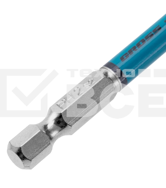 Бита PH2х70мм, сталь S2, кругл., 10 шт. Gross