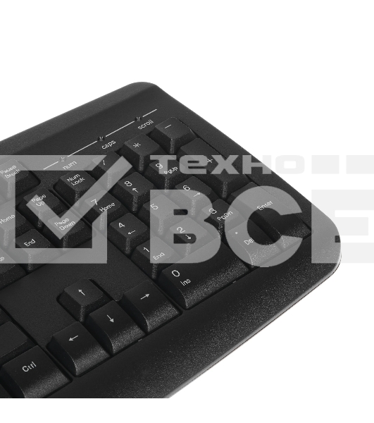 Комплект клавиатура+мышь Genius Smart KM-200 проводной, USB, 1000 DPI, чёрный