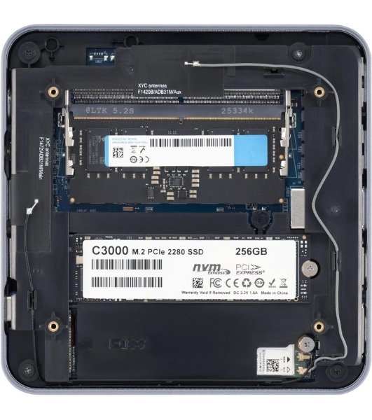 Неттоп IRU Tactio 515 i5 12450H (2) 16Gb SSD512Gb Iris Xe Windows 11 Pro 64 2xGbitEth WiFi BT 100W серый (RUS) (2195518)