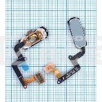 Кнопка HOME в сборе с механизмом и шлейфом для Samsung A320, синяя, фото 1